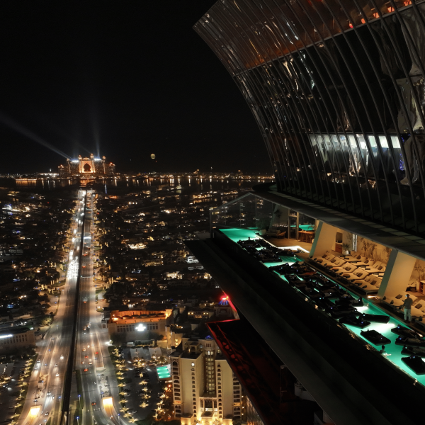 Dubai skyline view